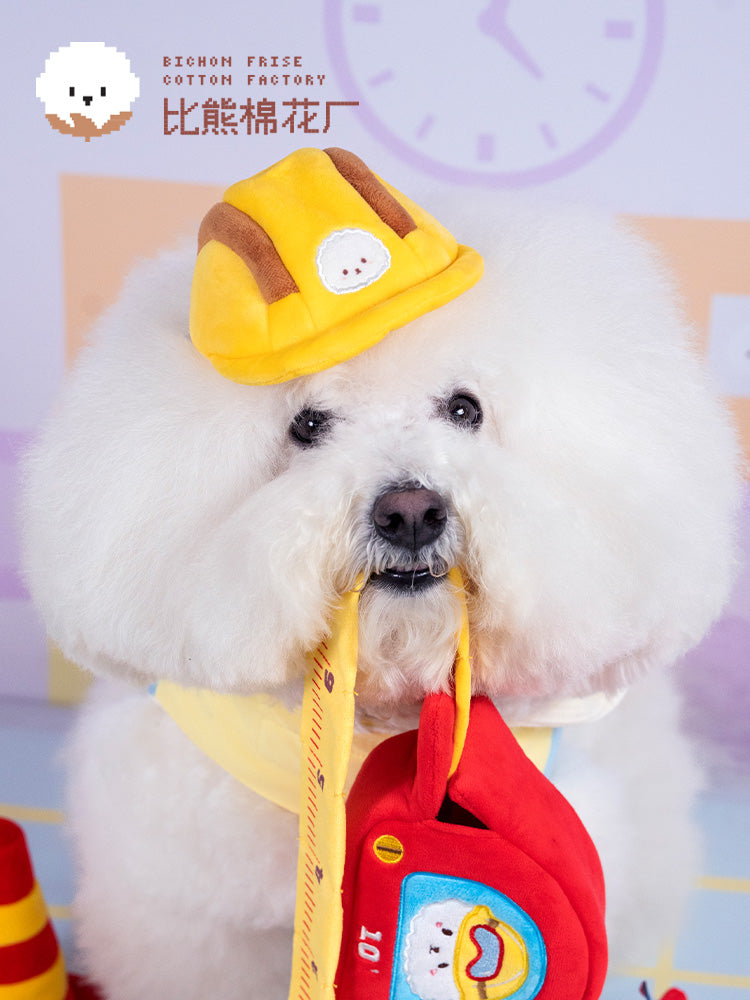 Factory Series Safty Helmet Squeaky Toy